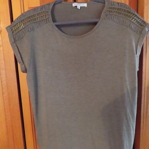 Rose & Olive Embellished Top